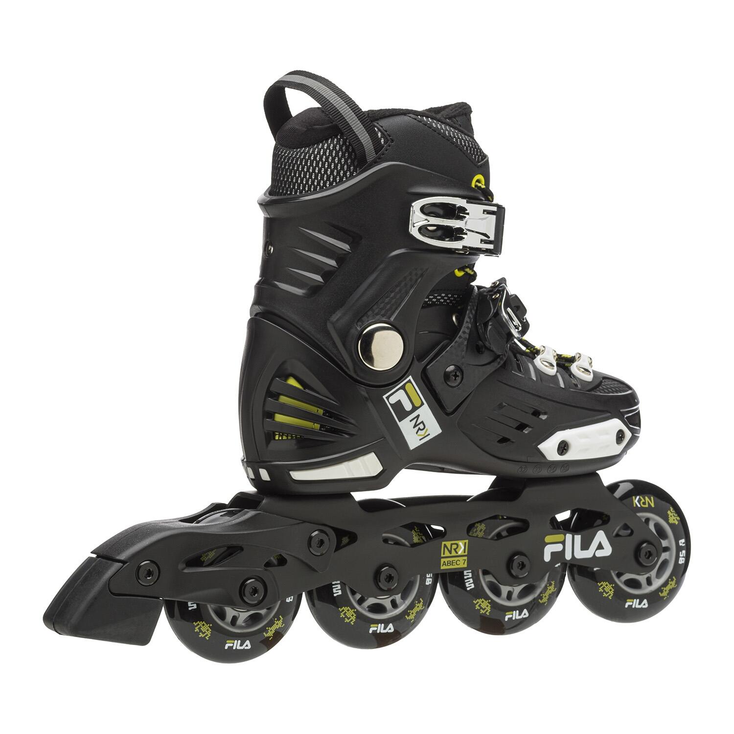Patins extensíveis FILA NRK Júnior para crianças - rodas 80 mm, ABEC 7 3/6