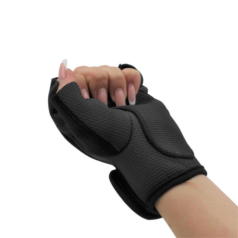 Mănuși ciclism XQ Max, fără degete, negru, închidere cu velcro, mărime L/XL