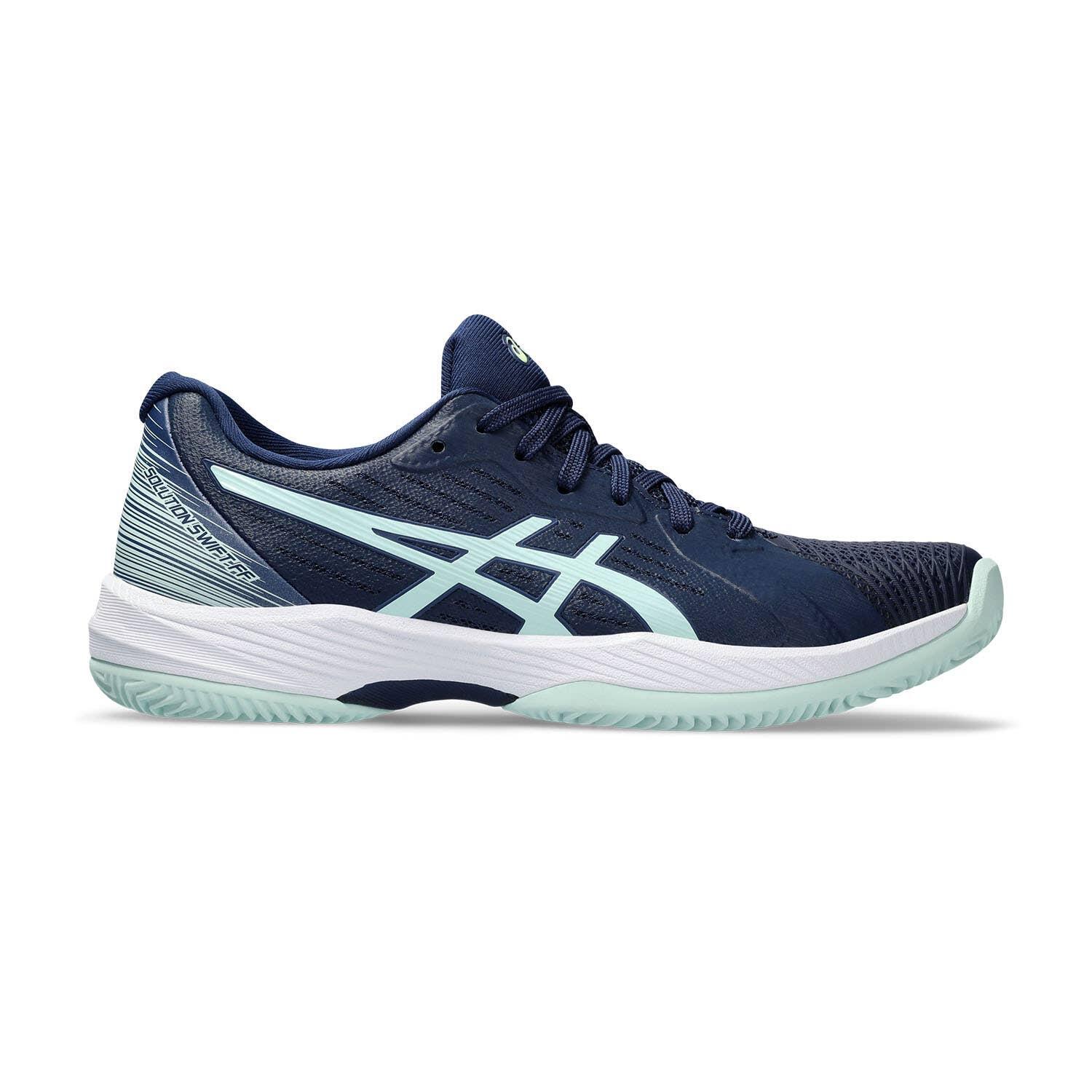 Asics - Asics Solution Swift Ff Clay 1042a198-403 Bleu Femmes - Chaussures De Sport - Bleu - Decathlon