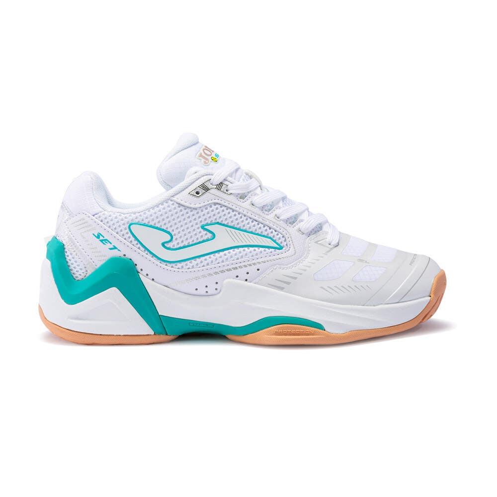 Sapatos joma t.set lady 2302 tsels2302p brancos e azuis celeste