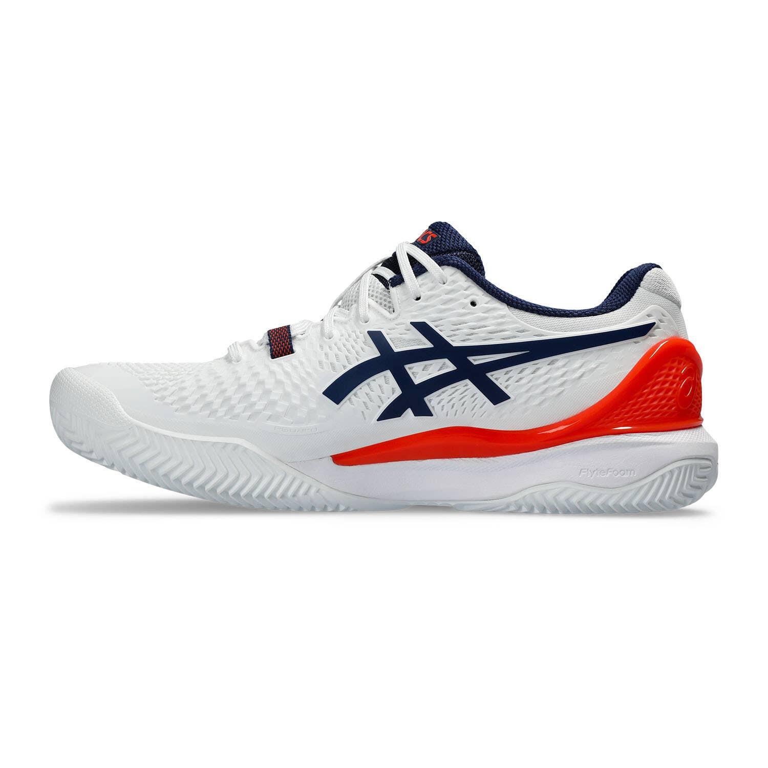 Asics Gel-resolution 9 Clay Blanco Azul 2/5