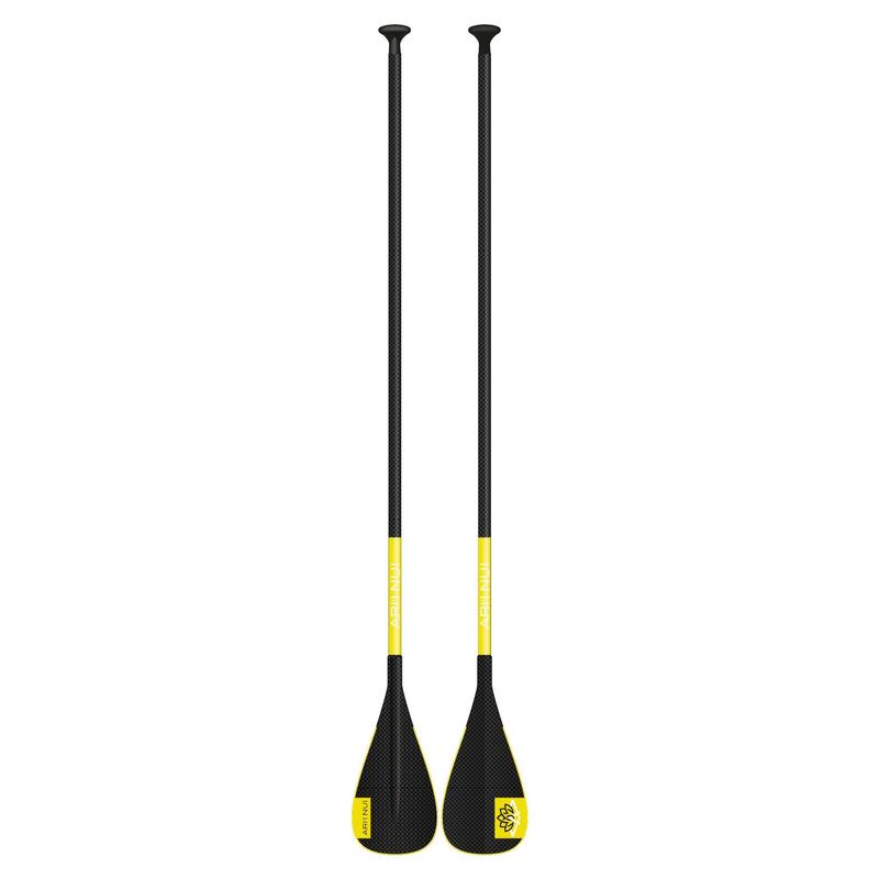 Pagaie de paddle surf en Carbon Black/yellow Ari'inui SUP