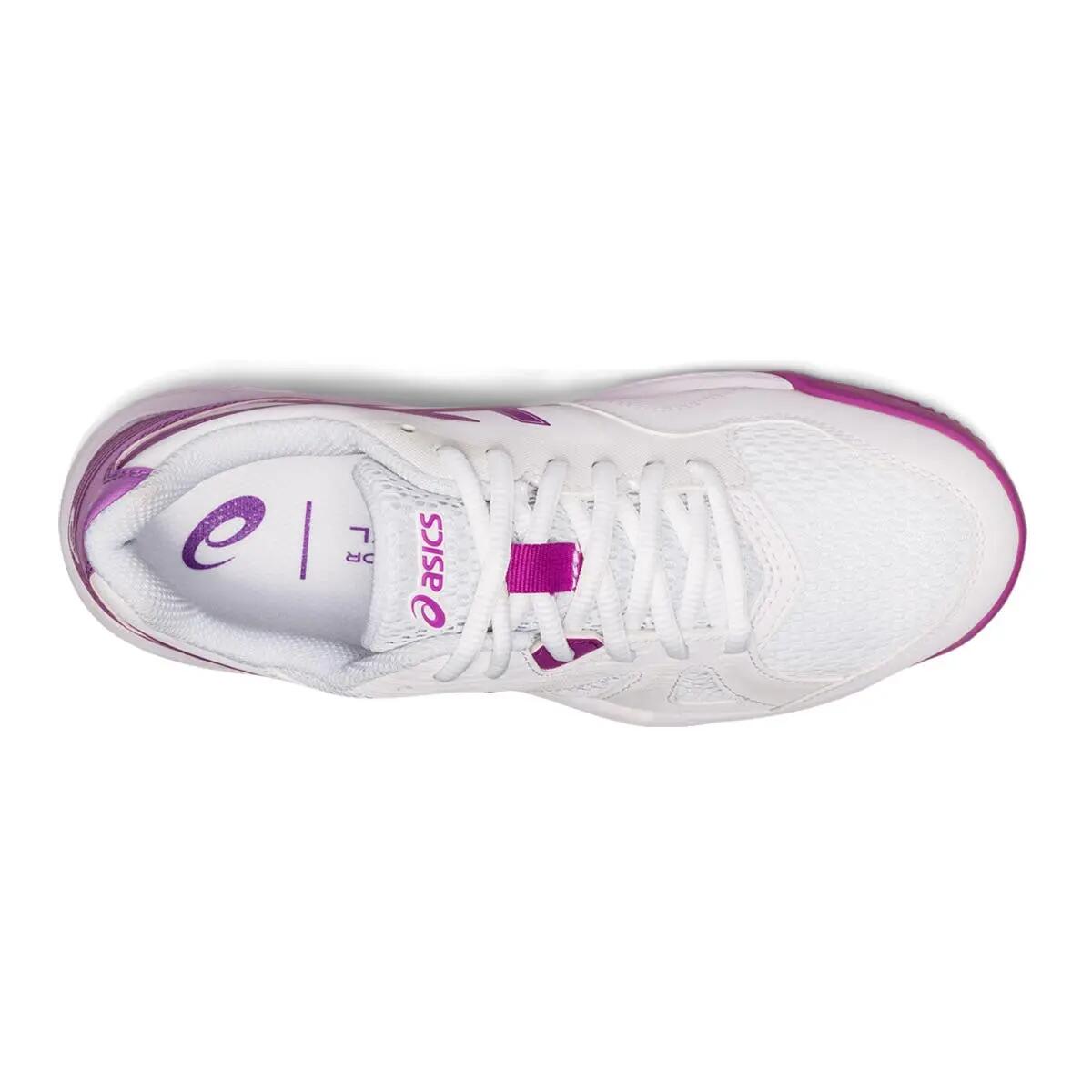 Asics Gel Padel Pro 5 Blanco Lila Mujer 1042a200 100 3/7