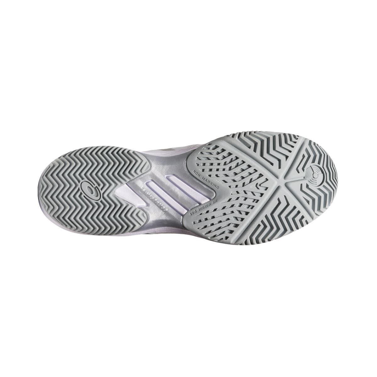 Asics Solution Swift Ff Padel 1042a204 100 In Weiss Und Silber Für Damen 3/5