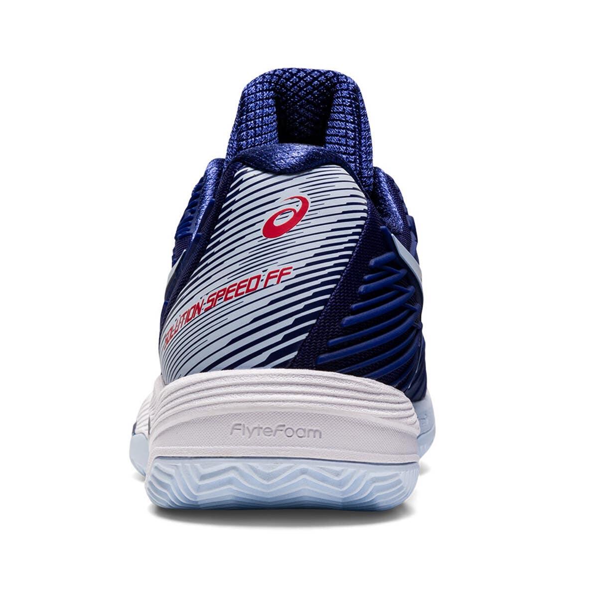 Asics Solution Speed Ff 2 Clay Blu Bianco Donna 1042a134 404 3/4