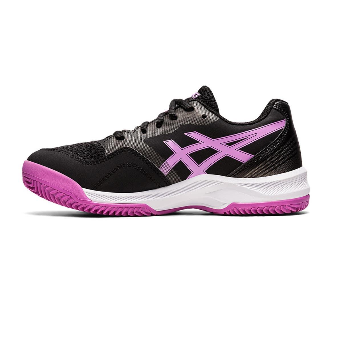 Chaussures Fille Asics Gel Padel Pro 5 Gs 1044a048 002 Noir Et Rose 2/5