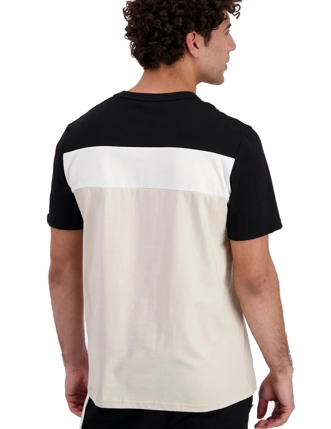 Camiseta para Hombre Lecoqsportif Contemporain Negro 2/6