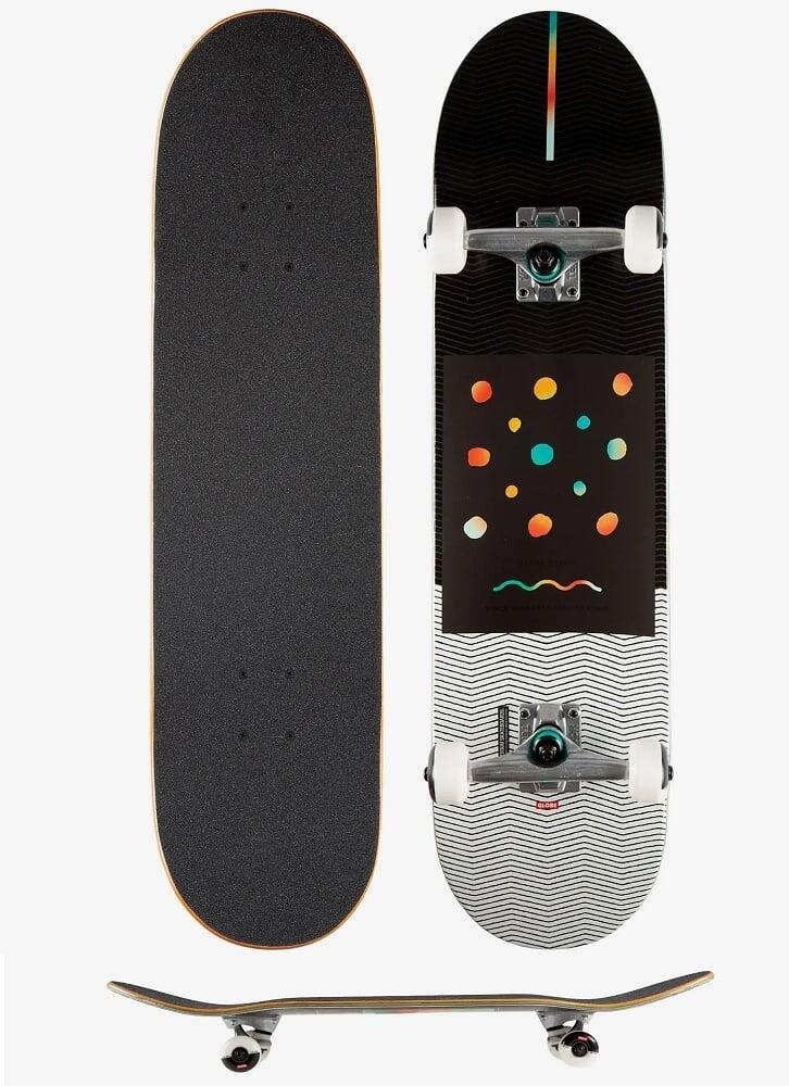 Globe G1 Nine dot 4 Skateboard 8.0 black white 3/5