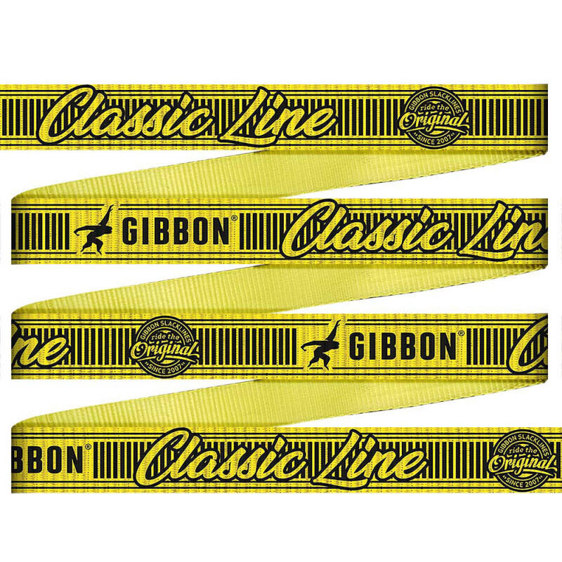 Gibbon Slackline Classic set 25m à  150kg de qualité supérieure