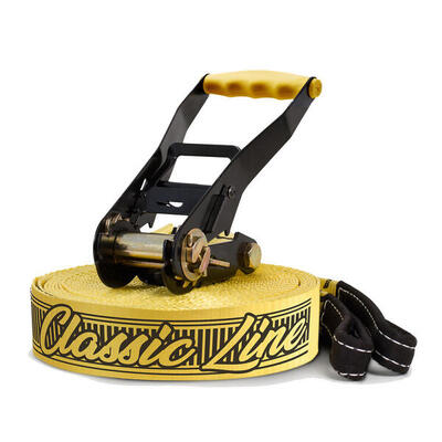 Gibbon slackline classic xl set 25m tot 150kg van top kwaliteit