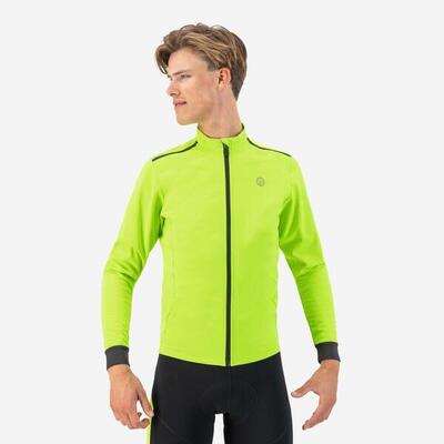 Fahrrad Winterjacke Herren Core Schwarz