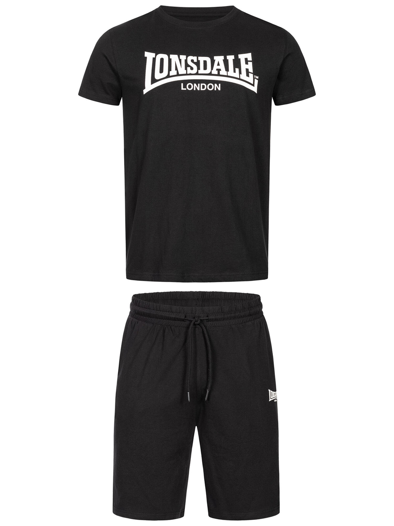 LONSDALE Heren T-shirt & shortset regular fit MOY 2/7