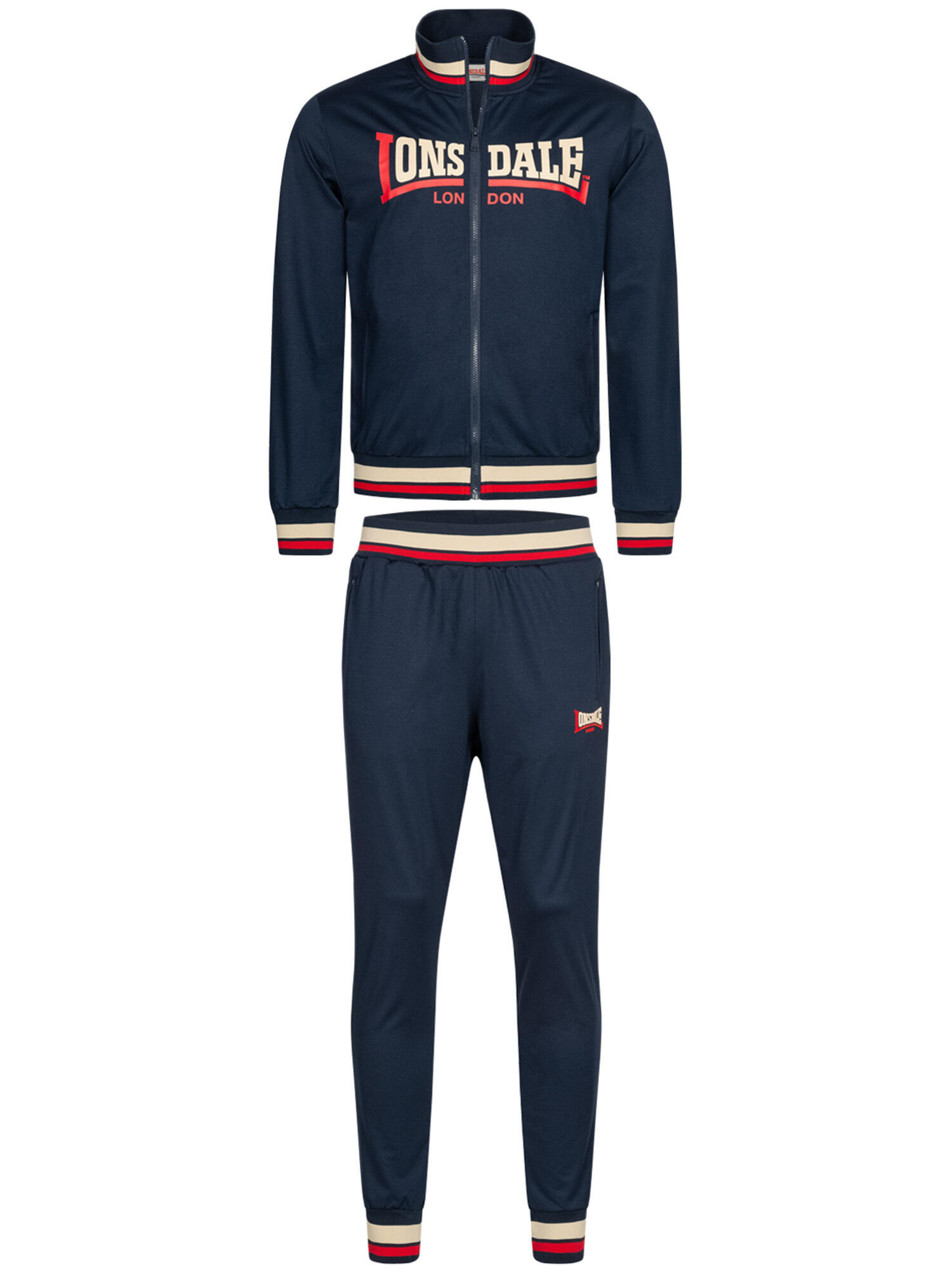 LONSDALE Herren Trainingsanzug normale Passform POOLEWE 2/6