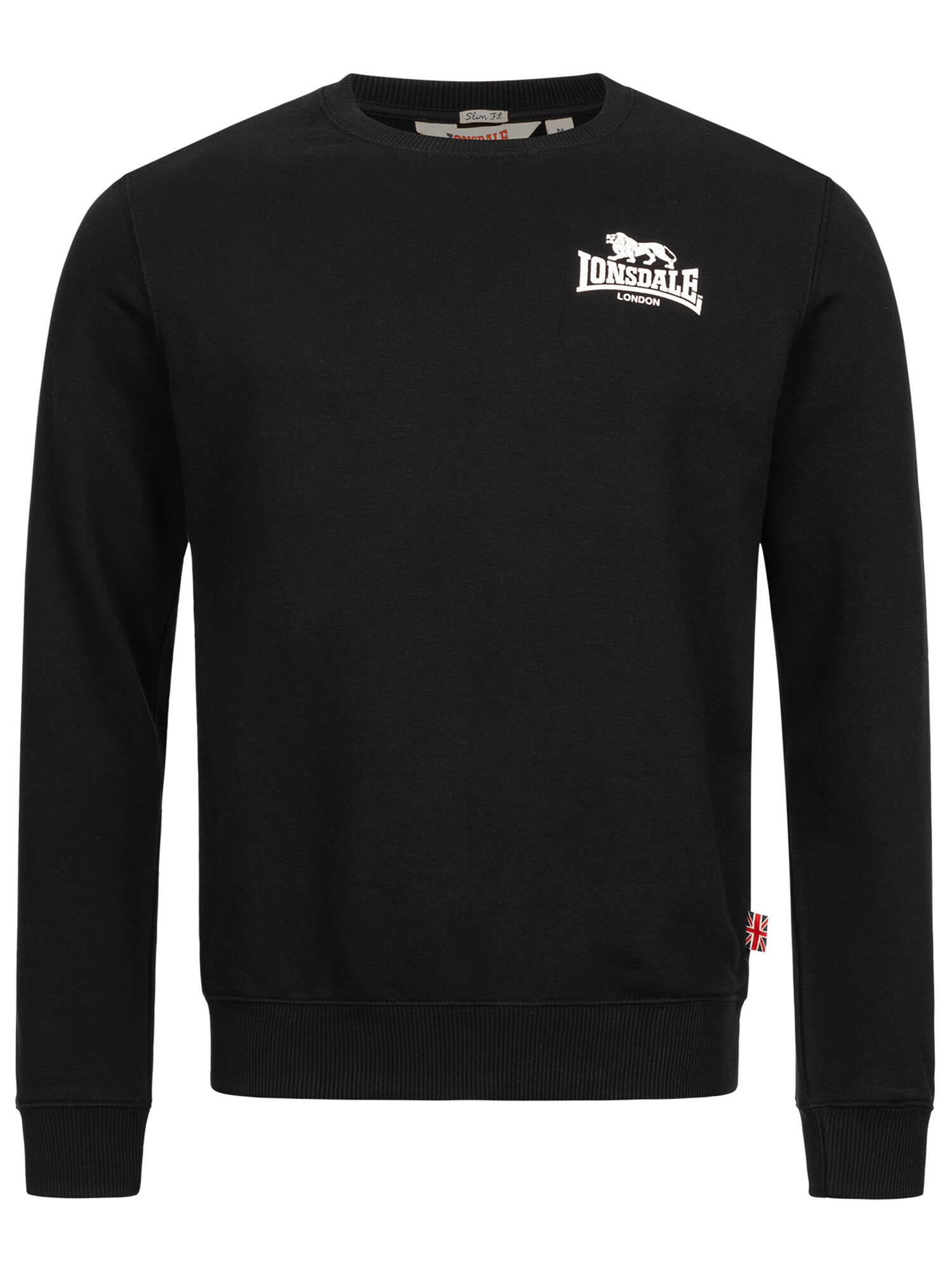 LONSDALE Heren sweatshirt ronde hals slim fit LONGRIDGE 2/5