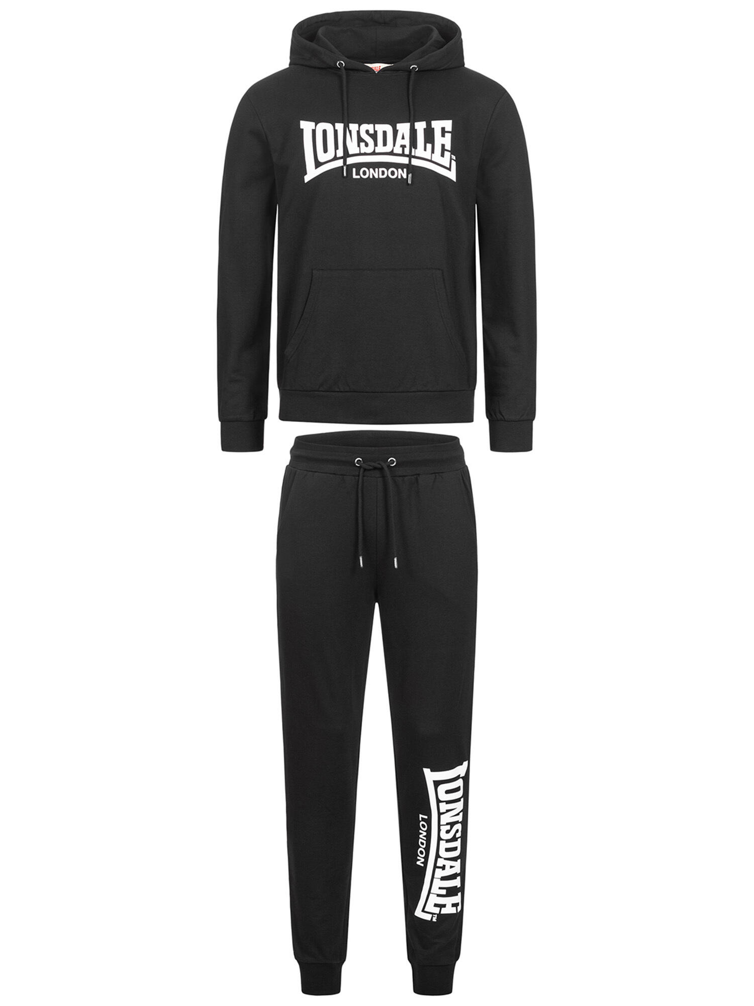 LONSDALE Heren trainingspak met capuchon slim fit CLOUDY 2/6