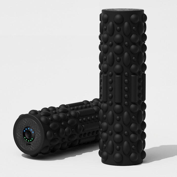 Rechargeable Vibrating Massage Roller - Black Rechargeable Vibrating Massage Roller - Black