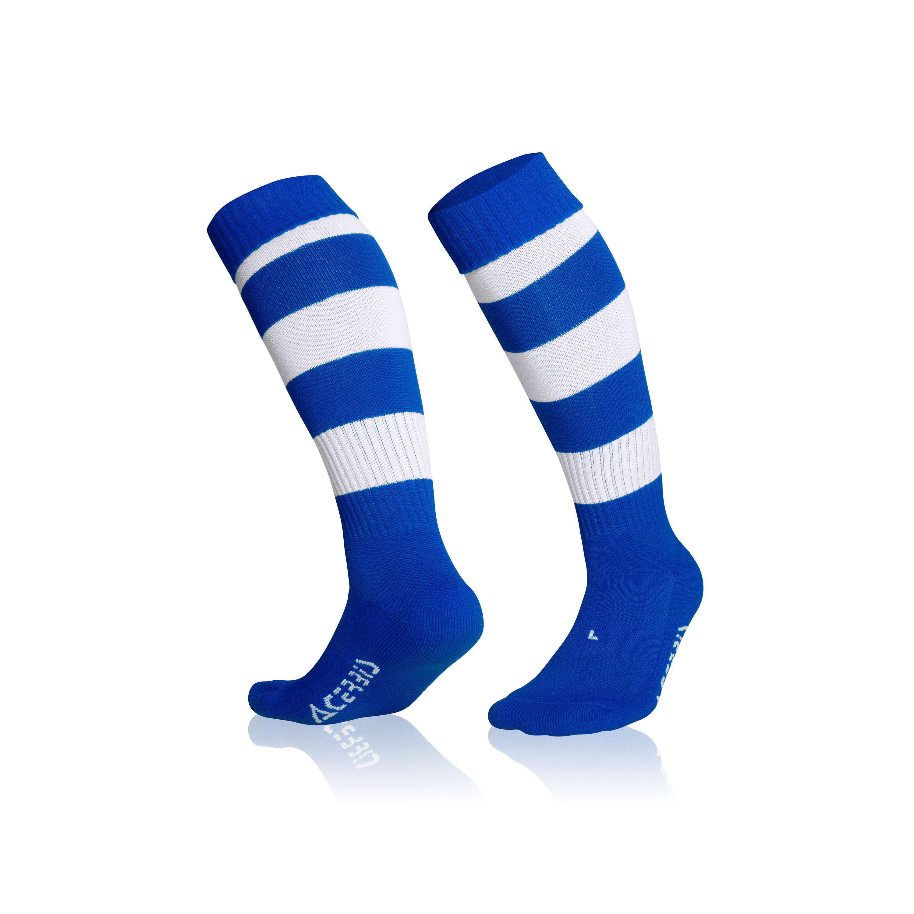 Calzini Calcio Grip Antiscivolo Mid Polpaccio - Rugby Sportivi - Adulti E Bambini - Taglia L