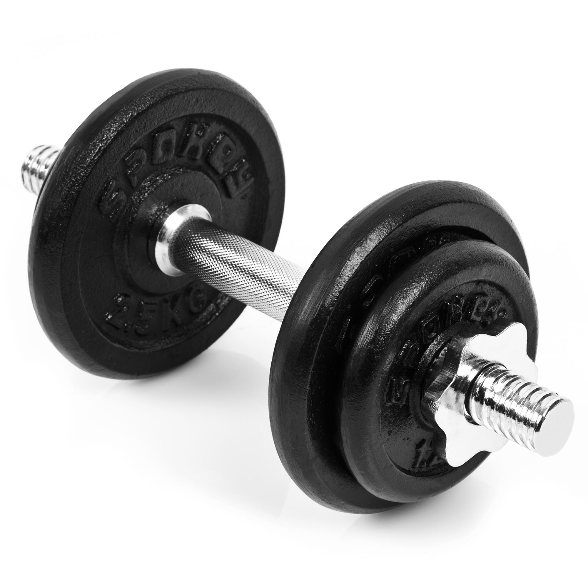 Zestaw jednej hantli 9,5 kg Spokey Egir 3/4