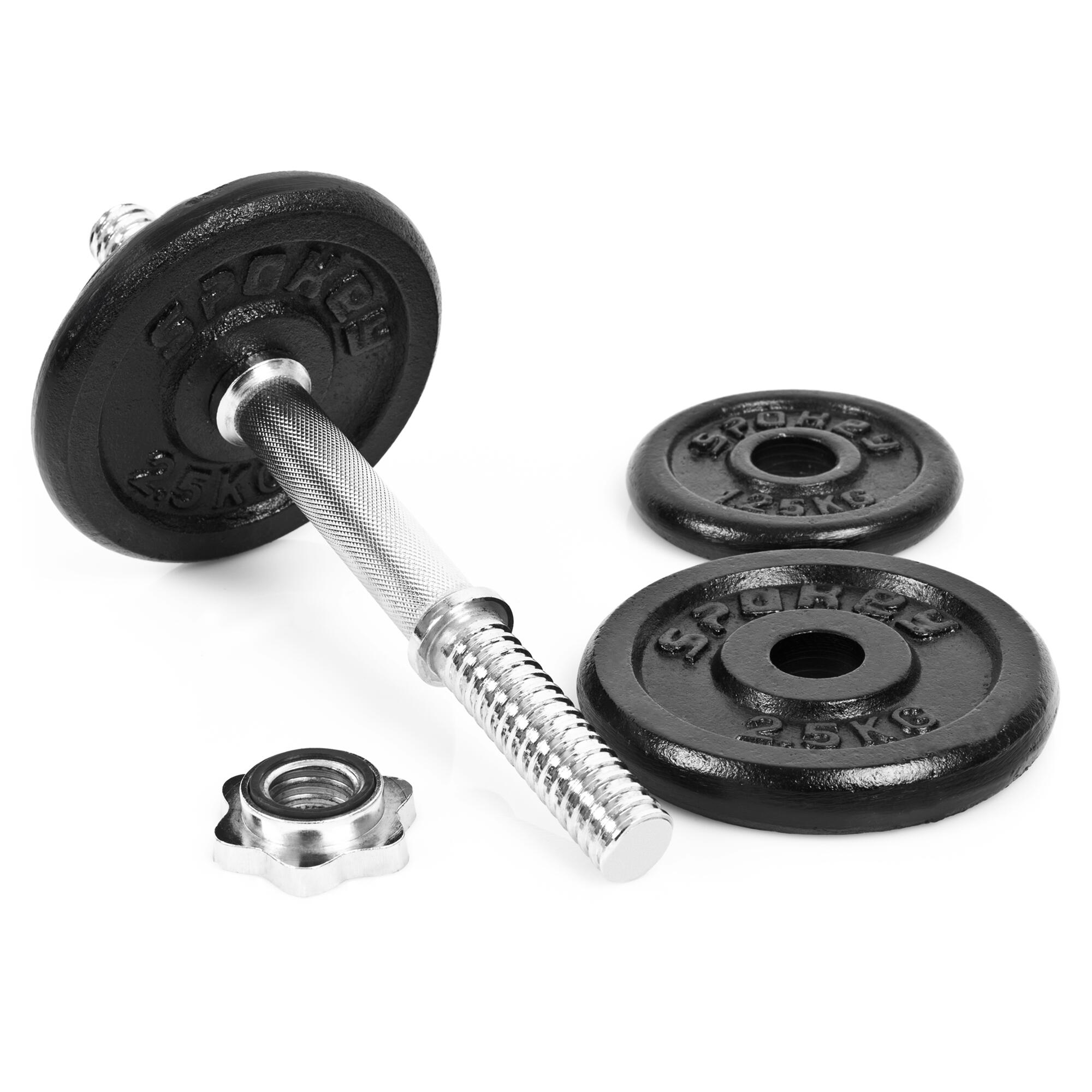 Zestaw jednej hantli 9,5 kg Spokey Egir 2/4
