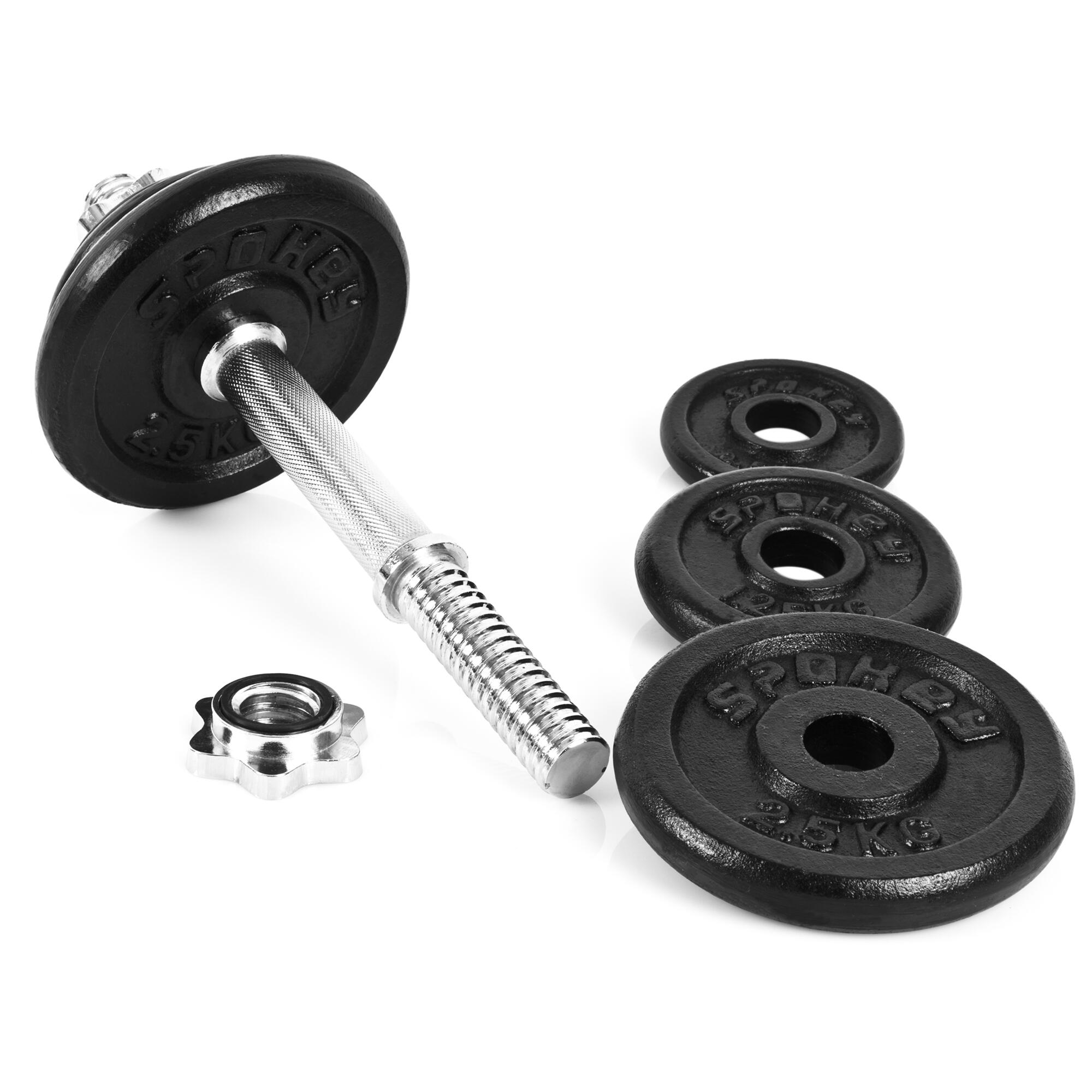 Zestaw dwóch hantli 21 kg Spokey Egir 4/5