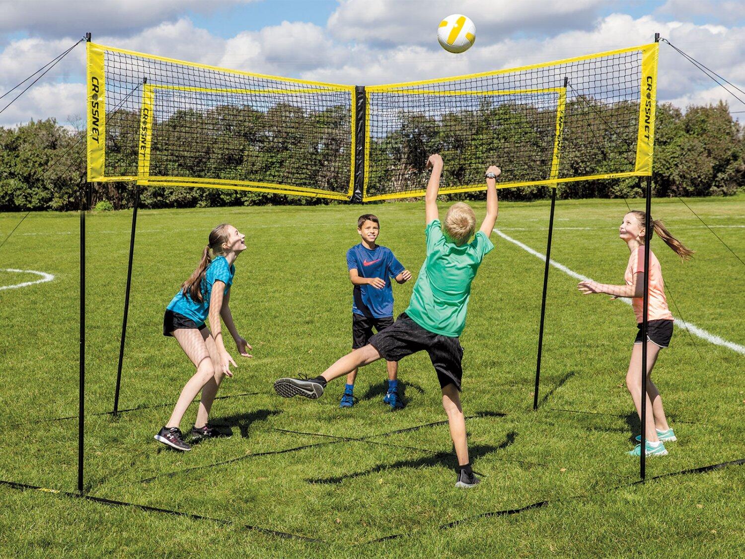 Hammer Crossnet Volleybal Net Four Square 6/7