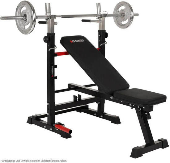 Hantelbank Force 4.0 mit Rack