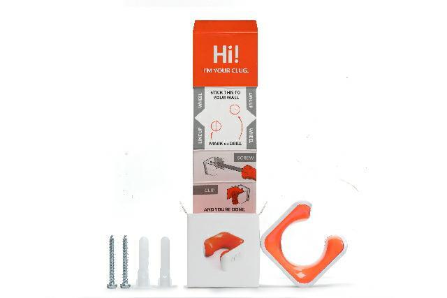 Clug blanc/orange 6/6