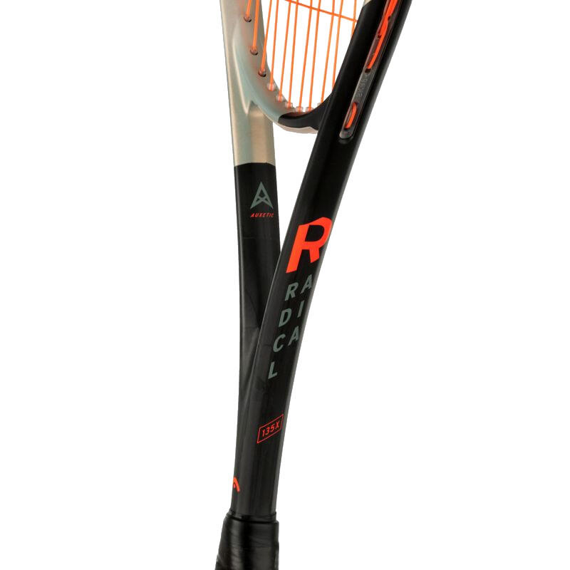 Auxetic Radical 135 X (2022) Adulte Raquette de Squash - Noir/Gris 5/6