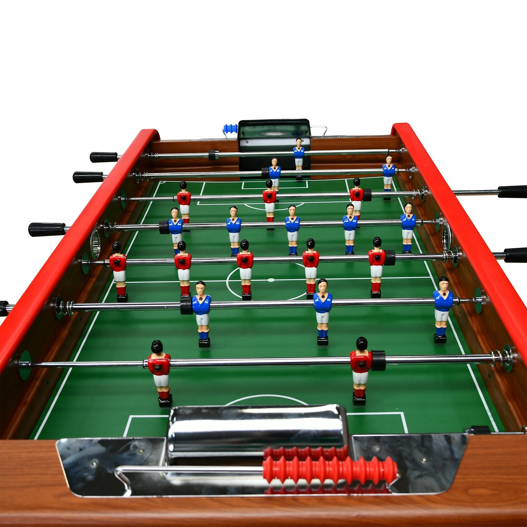 Baby-foot CLASSIC avec barres télescopiques et Balles Lièges Inclus 151x77x91cm 7/7