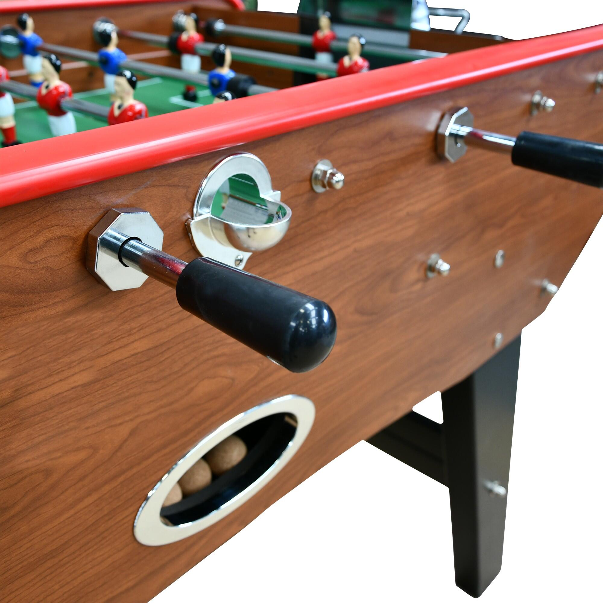 Baby-foot CLASSIC avec barres télescopiques et Balles Lièges Inclus 151x77x91cm 5/7