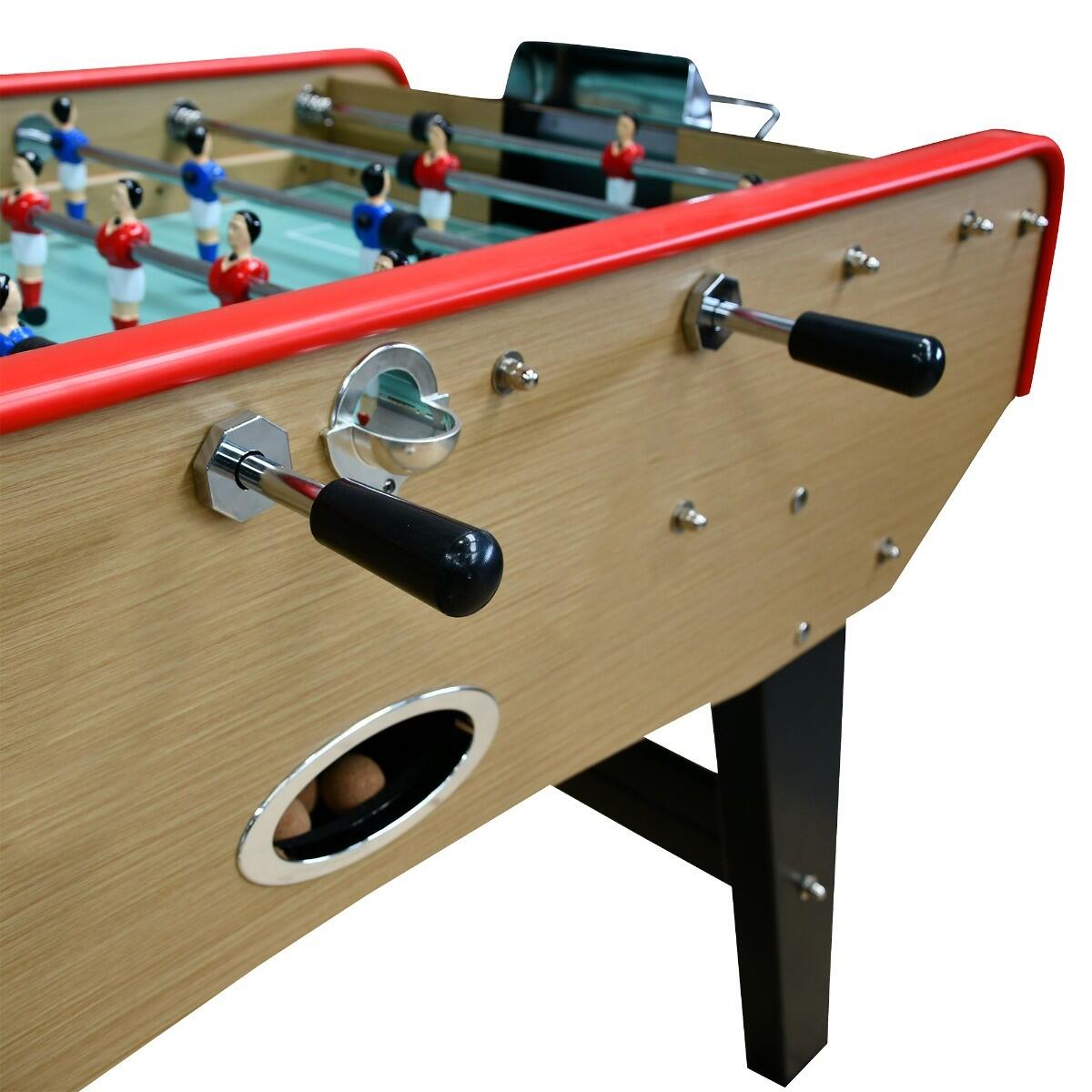 Baby-foot DELUXE avec barres télescopiques et Balles Lièges Inclus 151x77x91cm 5/6