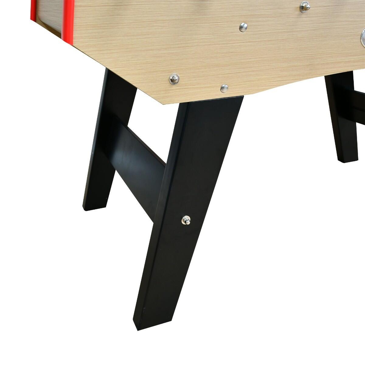 Baby-foot DELUXE avec barres télescopiques et Balles Lièges Inclus 151x77x91cm 6/6