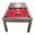Amerikaans Poolbiljart ombouwbaar tot tafel met accessoires 6FT, 206x116cm Grijs