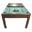 Amerikaans Poolbiljart ombouwbaar tot tafel met accessoires 6FT, 206x116cm Bruin