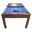 Amerikaans Poolbiljart ombouwbaar tot tafel met accessoires 6FT, 206x116cm Bruin