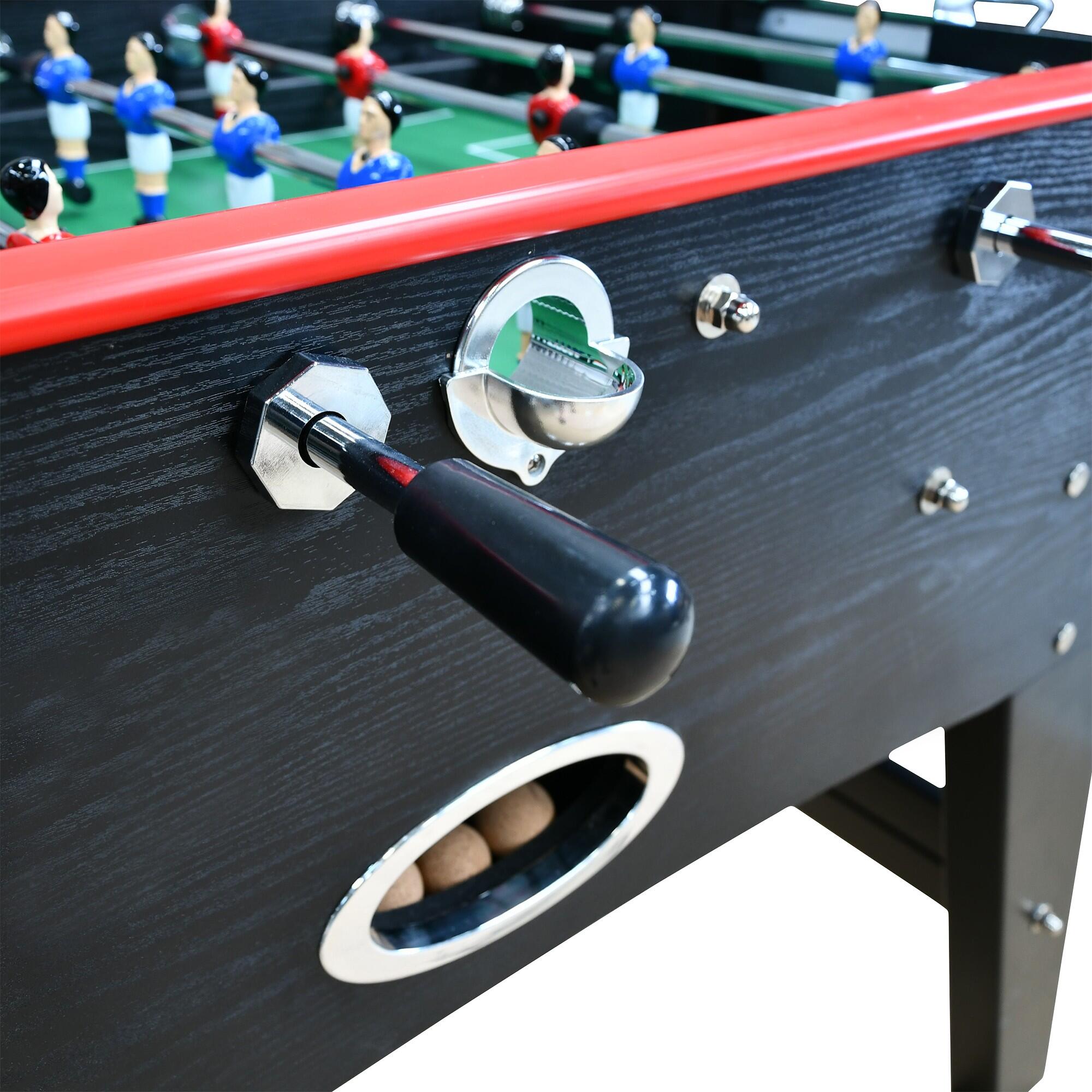 Baby-foot CLASSIC avec barres télescopiques et Balles Lièges Inclus 151x77x91cm 5/7