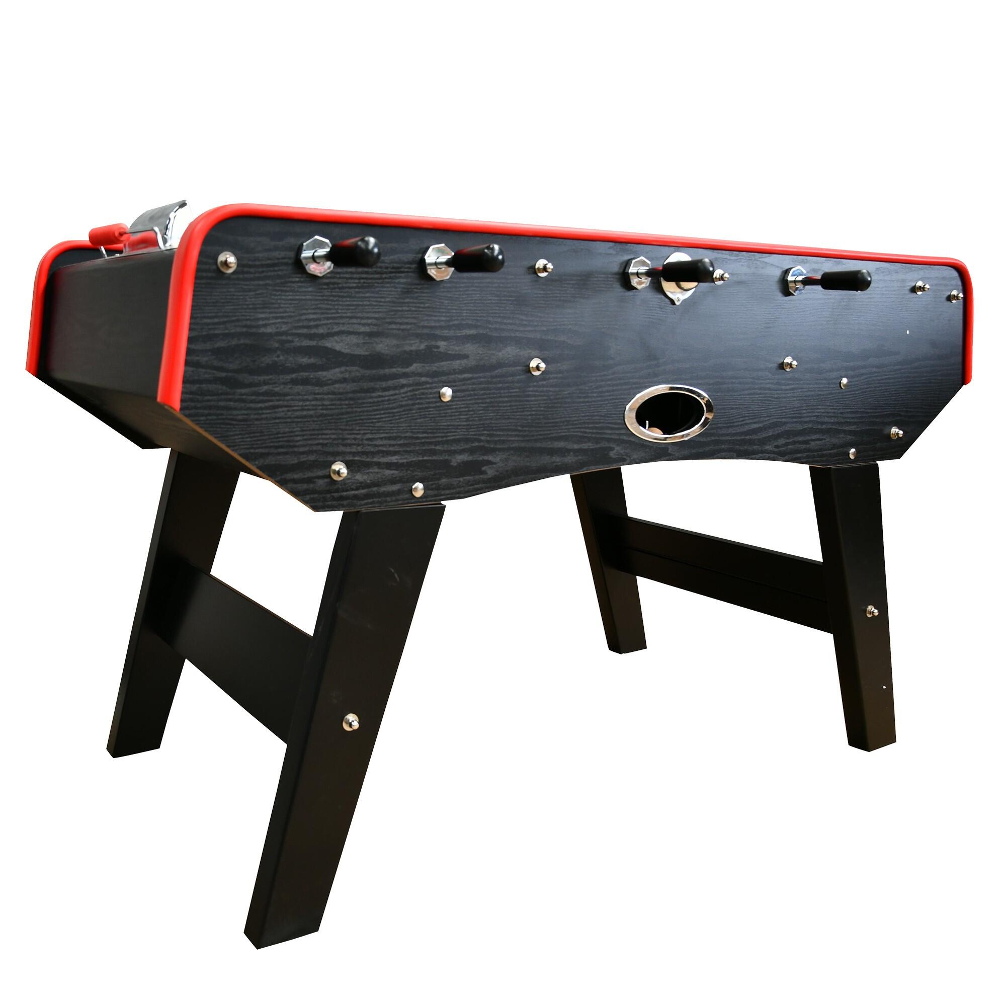 Baby-foot DELUXE avec barres télescopiques et Balles Lièges Inclus 151x77x91cm 2/6