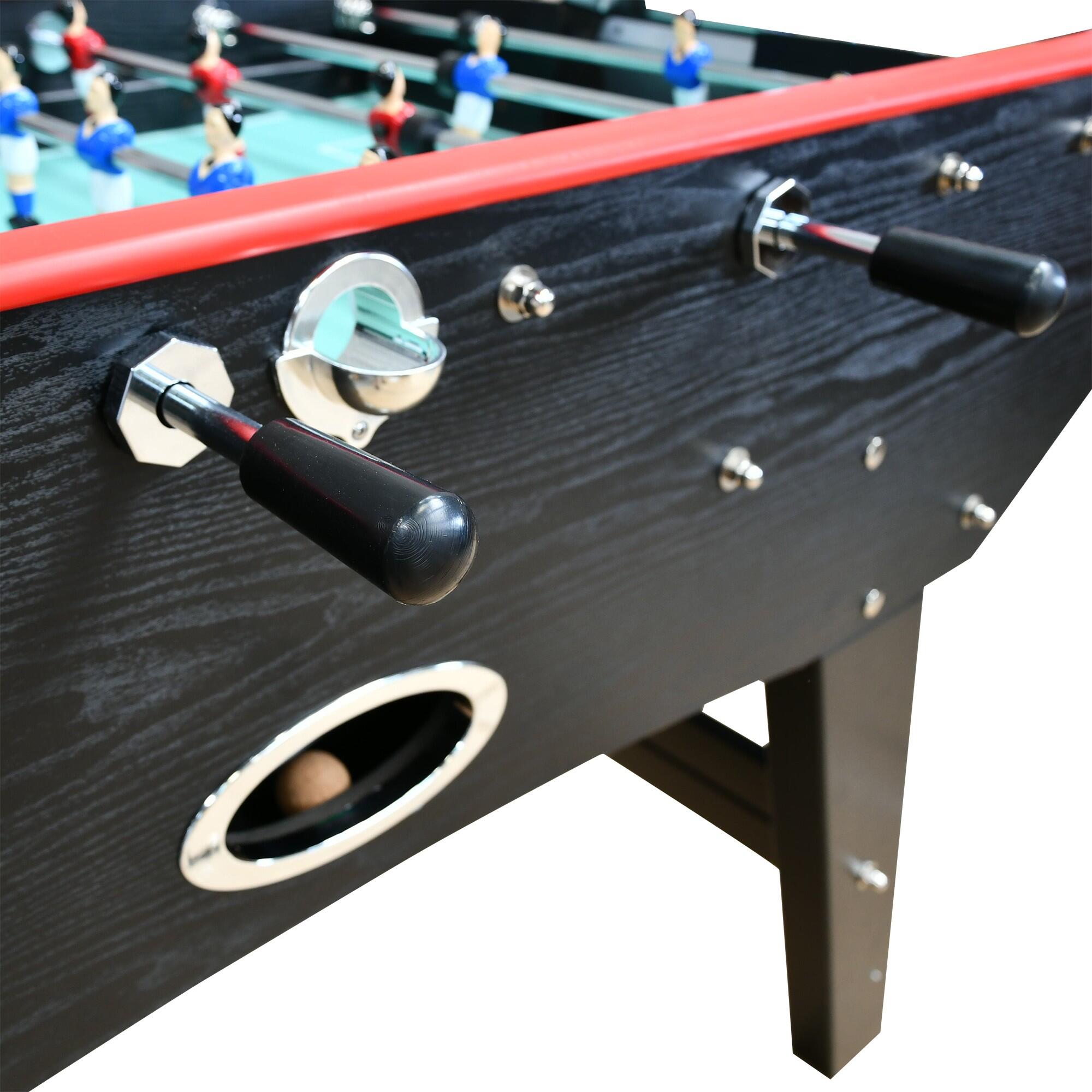 Baby-foot DELUXE avec barres télescopiques et Balles Lièges Inclus 151x77x91cm 5/6