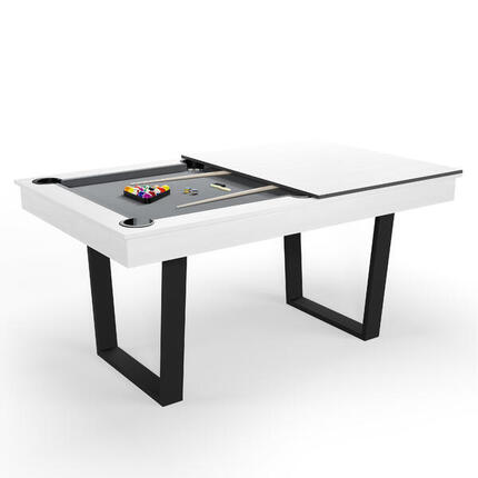 Billard Américain Convertible en Table à manger 6/8 personnes 206 x 116 x 82 Cm