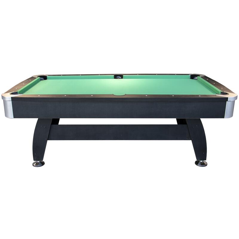 Billard Américain avec Retour de Boules et Accessoires, 220 x 123 x 80 cm