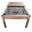 Amerikaans Poolbiljart ombouwbaar tot tafel met access 7FT, 226x126cm Eikenhout