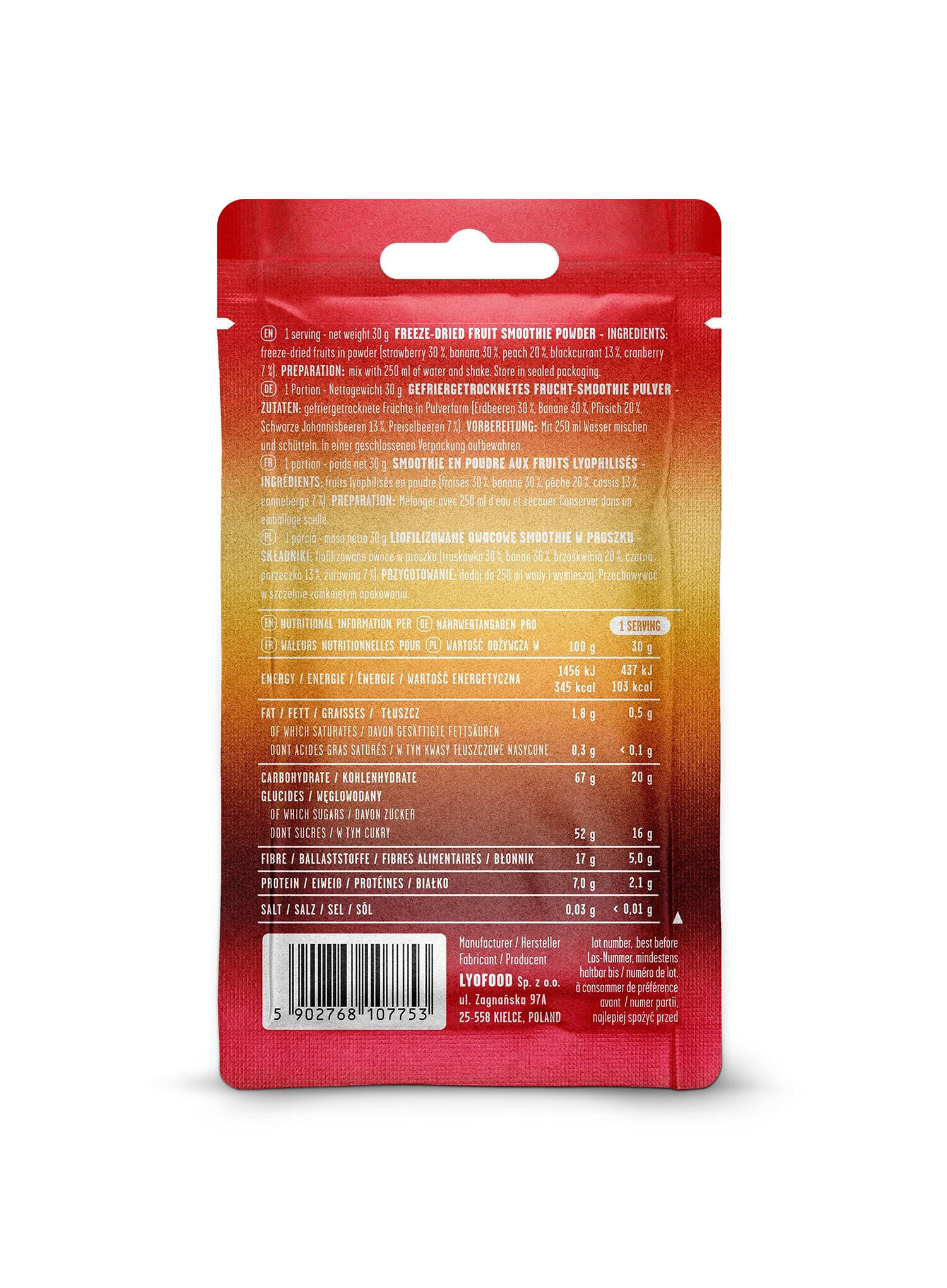 Koktail (246) Red Smoothie 30G 2/2
