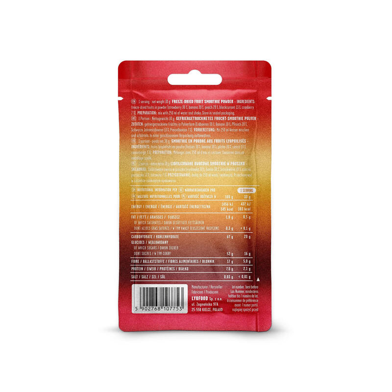 Koktail Lyo Expedition (246) Red Smoothie 30 G