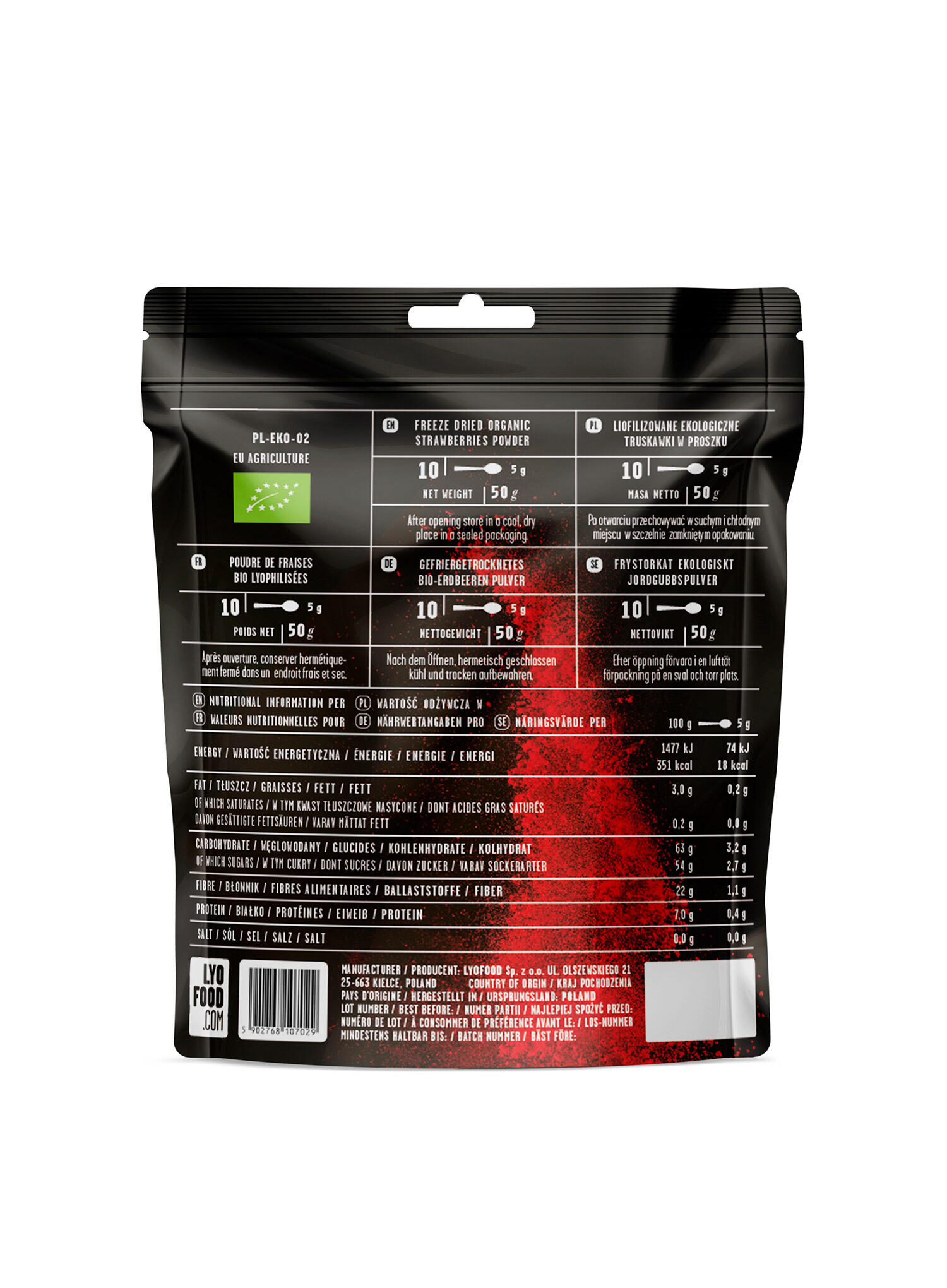 Owoce Lyo Powders (442) Truskawka 2/2