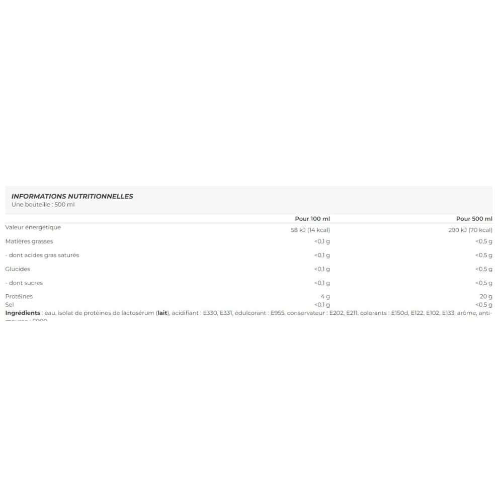 Boissons Protéinées | Iso Whey Zero Carb Metapure (500ml) | Fruits Rouges 2/2