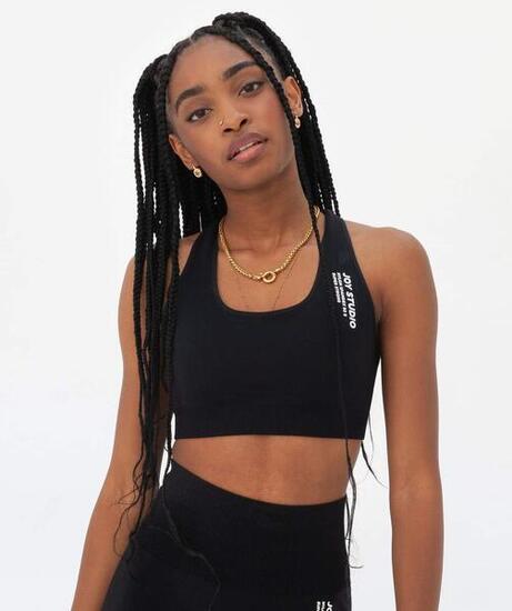 Top Donna Senza Cuciture Super Strong - Blu