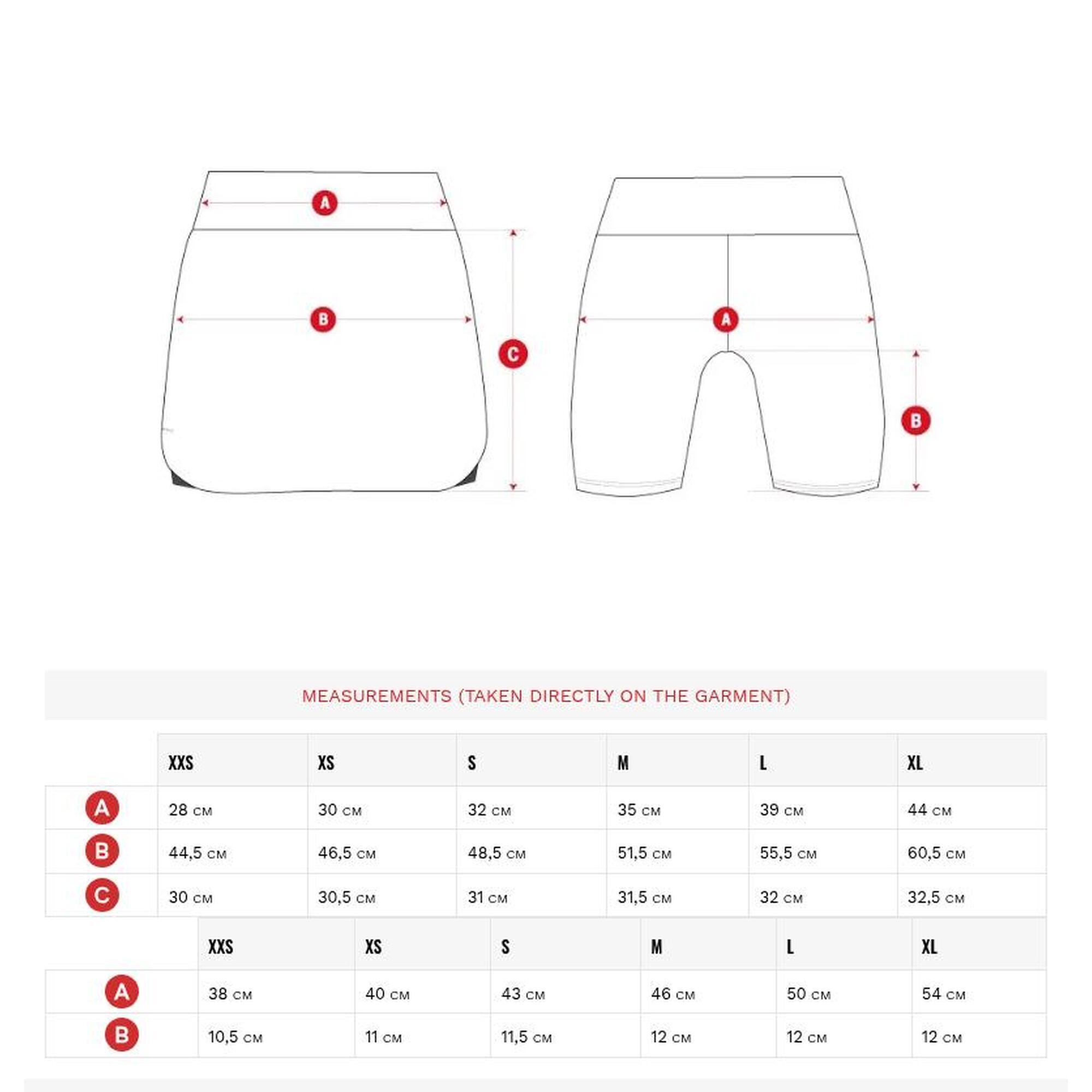 Skort de pentru femei Augusta White Alb
