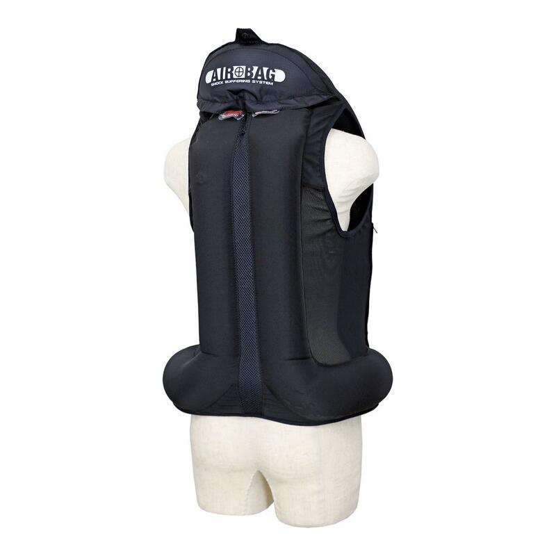 hit-air Airbag-Weste VH Schwarz für Reiten - Herren/Damen