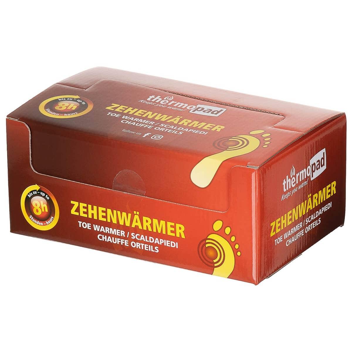 Tenenwarmers zelfverwarmend warmtepad 8 uur comfort 10-pack 5/6