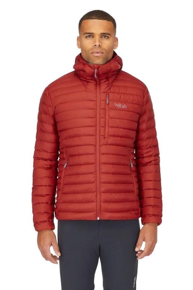 Kurtka puchowa męska Rab Microlight Alpine Jacket z kapturem